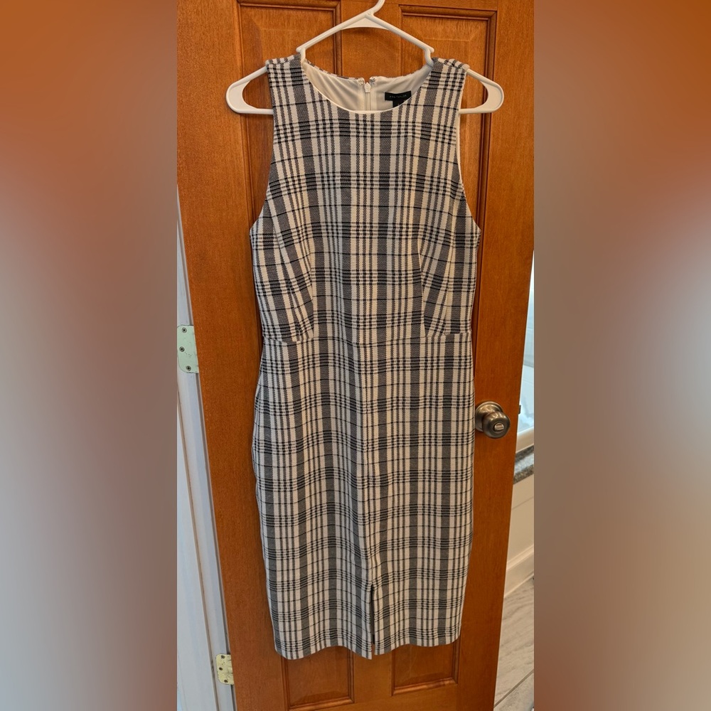 Plaid Sleeveless Dress
